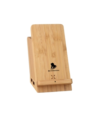 Wangari Maple 15W Wireless charger & USB Hub with Pen Stand